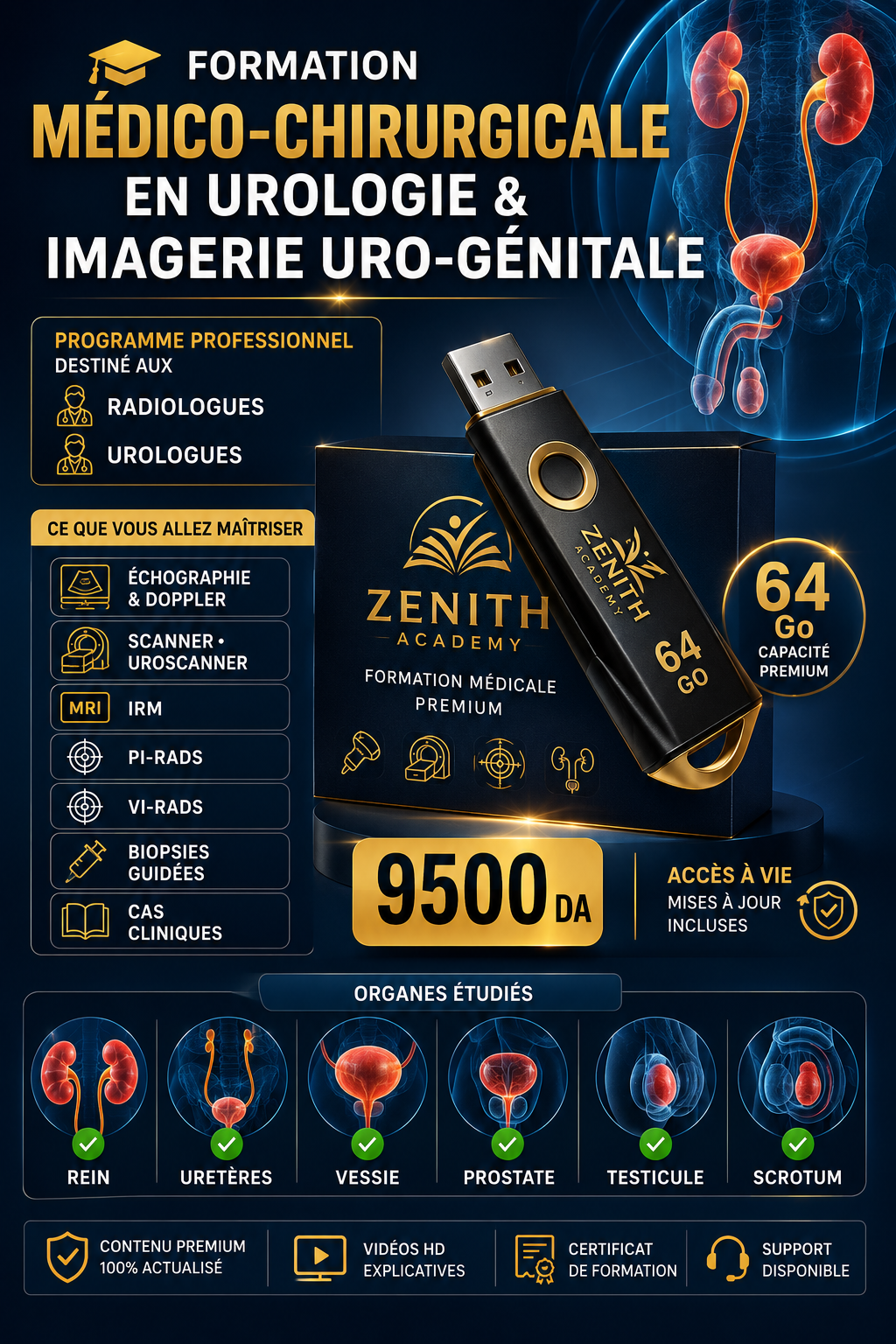 🎓 PROGRAMME DE FORMATION MÉDICO-CHIRURGICALE EN UROLOGIE ET IMAGERIE URO-GÉNITALE